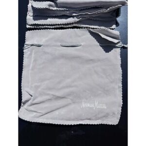 Vintage Neiman Marcus Velvet Jewelry Pouch Drawstring Storage Travel Bag